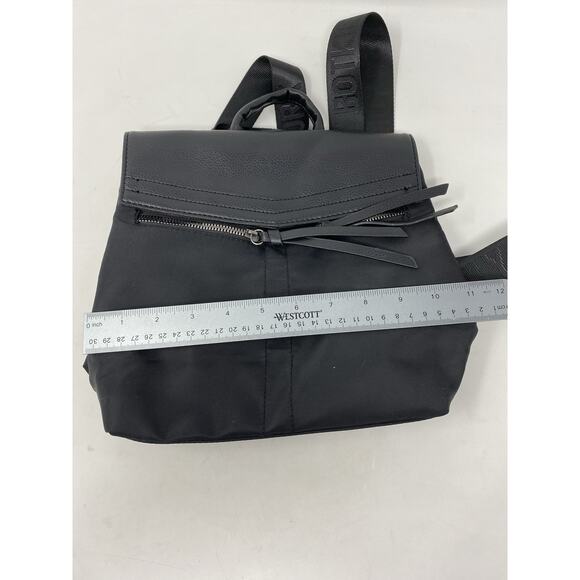 Botkier New York Vegan Leather Backpack Black Top Handle Small Handbag Purse main image 6